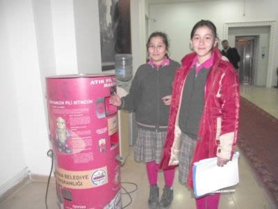 Müzikli Atık Pil Kutusu