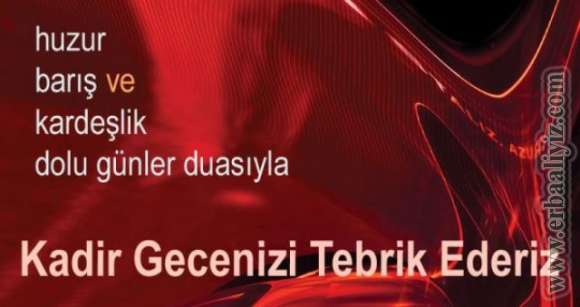 Kadir Geceniz Mübarek Olsun