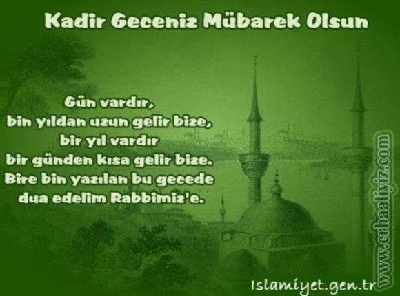 Kadir Geceniz Mübarek Olsun Kadir Geceniz Mübarek Olsun
