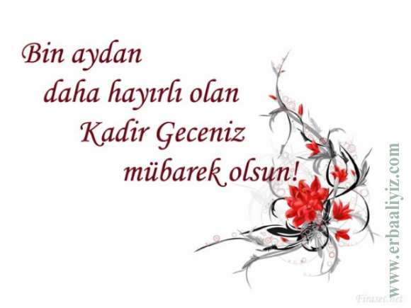 Kadir Geceniz Mübarek Olsun