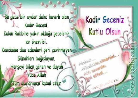 Kadir Geceniz Kutlu Olsun Kadir Geceniz Kutlu Olsun