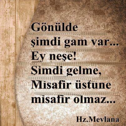 Gönülde şimdi gam var...