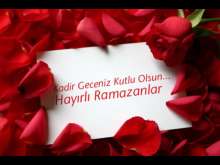 Kadir Geceniz Mübarek Olsun