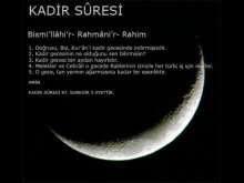 Kadir Geceniz Mübarek Olsun